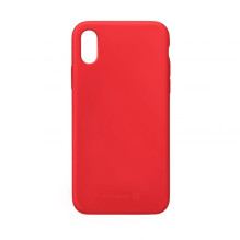 Evelatus Apple iPhone X Nano silikoninis dėklas, minkštas lietimui, raudonas