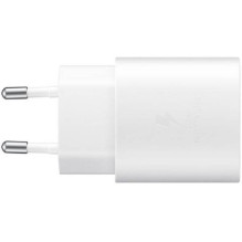 „Samsung“ kelioninis greitasis įkroviklis, iš kurio galima jungti C tipo į C tipo jungtį, 25 W, 1 m, EP-TA800XWEGWW, bal