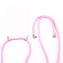 Evelatus Samsung A70 Case with rope Pink Transparent
