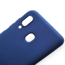 Evelatus Samsung A20 Silicon Case Dark Blue