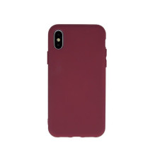 „iLike Huawei P20 Lite“ matinis TPU dėklas, bordo spalvos