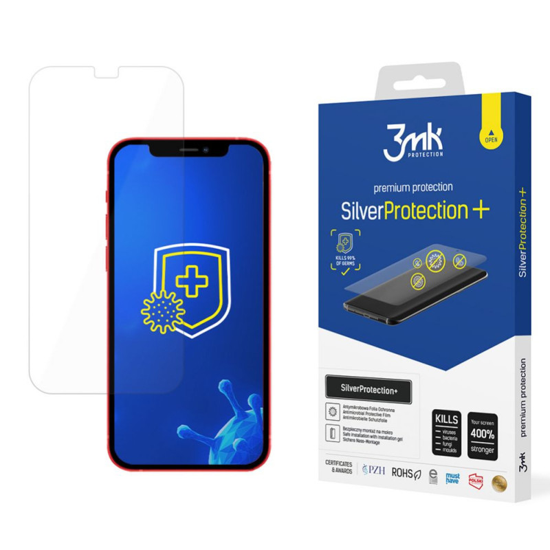 3MK Apple 3mk iPhone 12 / 12 Pro sidabrinis apsauginis dėklas+