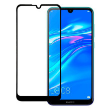 „Evelatus Huawei Y6s 2020“ 2.5D pilnai apsauginis stiklas su antistatiniu stikliuku ir Japonijai skirtais klijais.