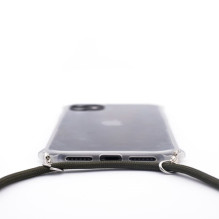 Evelatus Apple iPhone 11 Pro Case with rope Green Transparent