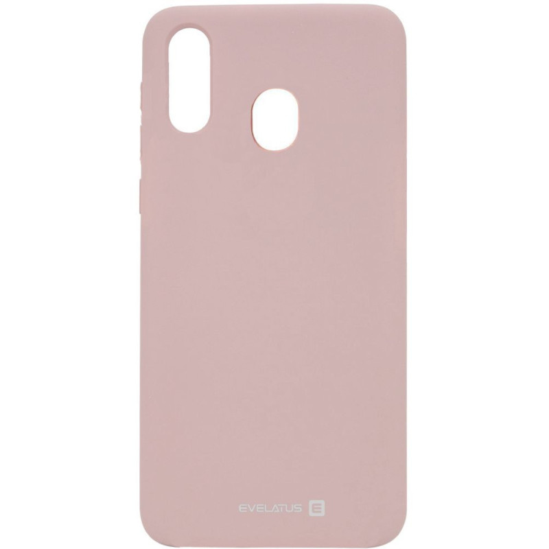 „Evelatus Samsung A40“ silikoninis dėklas, rausvo smėlio spalvos