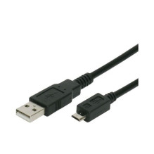 N / A Micro USB kabelis, juodas
