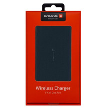 Evelatus Evelatus 5-Coil Wireless Charger EWC05 Black Evelatus Evelatus 5-Coil Wireless Charger EWC05 Black