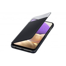 Samsung Galaxy A42 5G Smart S View dėklas, juodas Samsung Galaxy A42 5G Smart S View dėklas, juodas