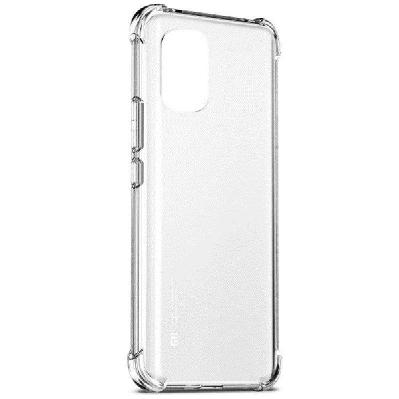 „Evelatus Xiaomi Redmi 9T“ / „Poco M3“ karinis smūgiams atsparus silikoninis dėklas TPU permatomas