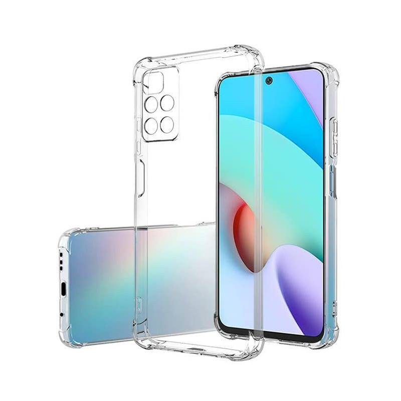 „Evelatus Xiaomi Poco M4 Pro 5G“ karinis smūgiams atsparus silikoninis dėklas TPU permatomas