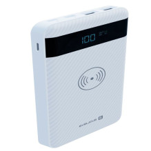Evelatus Evelatus belaidė išorinė baterija EPB05 10000 mAh, balta Evelatus Evelatus belaidė išorinė baterija EPB05 10000 mAh, balta