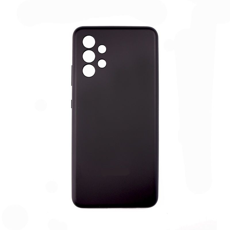 „Evelatus“ Samsung Galaxy A32 Nano silikoninis dėklas, minkštas lietimui, juodas