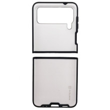 „Evelatus“ „Samsung Galaxy Z Flip 3“ akrilinis matinis dėklas, juodas