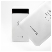 Evelatus Evelatus belaidė išorinė baterija EPB05 10000 mAh, balta Evelatus Evelatus belaidė išorinė baterija EPB05 10000 mAh, balta