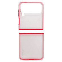 „Evelatus Samsung Galaxy Z Flip 3“ akrilinis matinis dėklas, raudonas