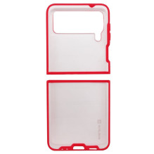 „Evelatus Samsung Galaxy Z Flip 3“ akrilinis matinis dėklas, raudonas