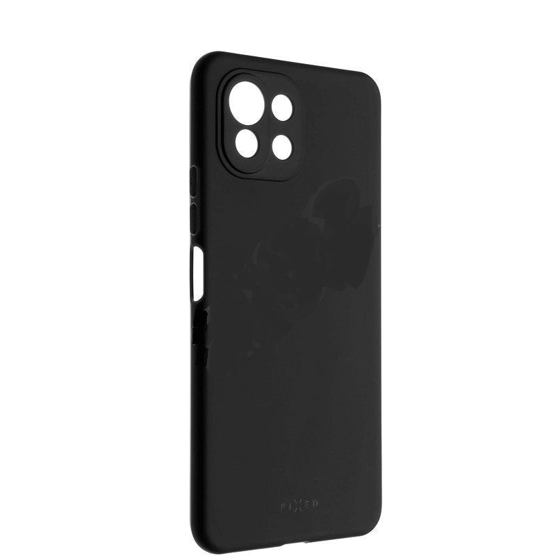 „Evelatus Xiaomi Mi 11 Lite / 11 Lite 5G / 11 Lite 5G NE“ nano silikoninis dėklas, minkštas lietimui, TPU, juodas