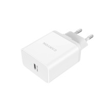 „Canyon Canon“ sieninis įkroviklis H-20 su USB-C 20W, baltas „Canyon Canon“ sieninis įkroviklis H-20 su USB-C 20W, baltas