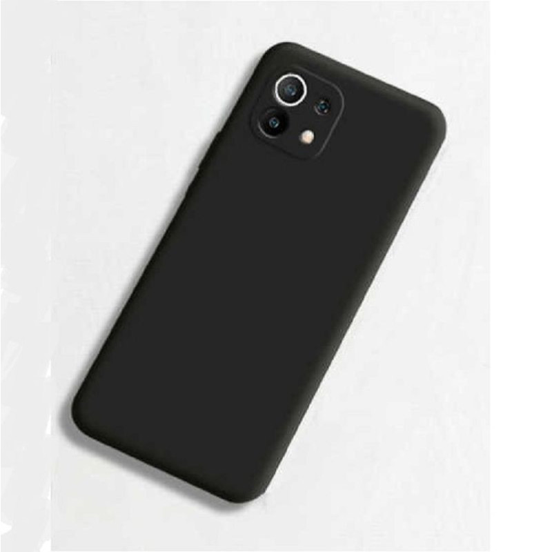 „Evelatus Xiaomi Mi 11 Lite / 11 Lite 5G / 11 Lite 5G NE“ nano silikoninis dėklas, minkštas lietimui, TPU, juodas