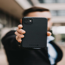 Evelatus Apple iPhone 11 Pro Max Premium Carbon Case ECCI11 Black