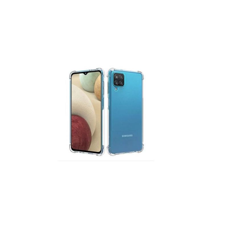 „Evelatus“ Samsung Galaxy A22 5G apsauginis silikoninis dėklas, atsparus smūgiams, TPU, skaidrus, karinis