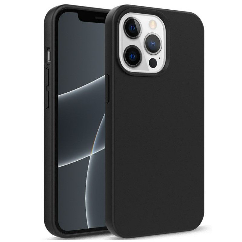 iLike Apple iPhone 14 Plus matinis galinis dėklas, juodas