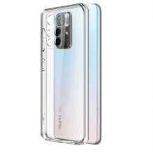 „Evelatus Xiaomi Redmi 10“ karinis smūgiams atsparus silikoninis dėklas TPU permatomas