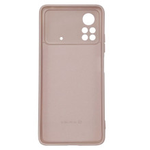 „Evelatus Xiaomi Poco M4 Pro“ nano silikoninis dėklas, minkštas lietimui TPU, smėlio spalvos