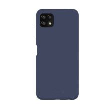 „Evelatus“ „Samsung Galaxy A22 5G“ aukščiausios kokybės minkštas silikoninis dėklas, vidurnakčio mėlynas