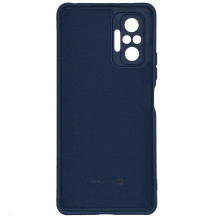 „Evelatus Xiaomi Redmi Note 10 Pro“ silikoninis dėklas, minkštas lietimui, TPU, mėlynas