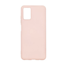 „Evelatus“ „Samsung Galaxy A03s“ nano silikoninis dėklas, minkštas lietimui, smėlio spalvos, TPU