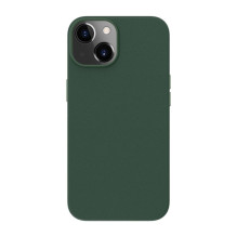 Evelatus Apple iPhone 14 Genuine Leather Case with MagSafe Dark Green