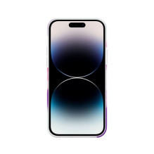 Evelatus Apple iPhone 14 Pro Premium silikoninis dėklas su individualiu raštu, violetinis