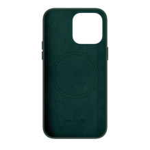Evelatus Apple iPhone 14 Genuine Leather Case with MagSafe Dark Green