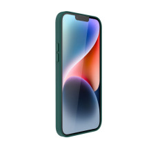 „Evelatus Apple iPhone 14 Plus“ natūralios odos dėklas, tamsiai žalias
