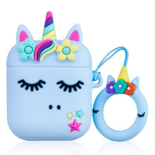 iLike - Cute Unicorn Airpods Case 1&amp;2 Blue