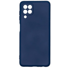 „Evelatus“ Samsung Galaxy A22 4G nano silikoninis dėklas, minkštas lietimui TPU, tamsiai mėlynas