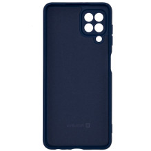 „Evelatus“ Samsung Galaxy A22 4G nano silikoninis dėklas, minkštas lietimui TPU, tamsiai mėlynas