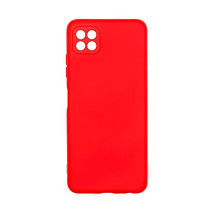 „Evelatus“ Samsung Galaxy A22 5G nano silikoninis dėklas, minkštas lietimui, raudonas, TPU, su minkštu lietimu