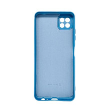Evelatus Samsung Galaxy A22 5G Nano Silicone Case Soft Touch TPU Navy Blue