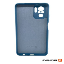 „Evelatus Xiaomi Note 10 / Note 10S“ nano silikoninis dėklas, minkštas lietimui TPU, tamsiai mėlynas