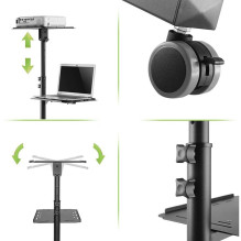 Techly TECHLY Universal Adjustable Trolley