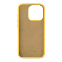 „Evelatus Apple iPhone 15 Pro Premium“ silikoninis dėklas, auksinis, minkštas lietimui, minkštas