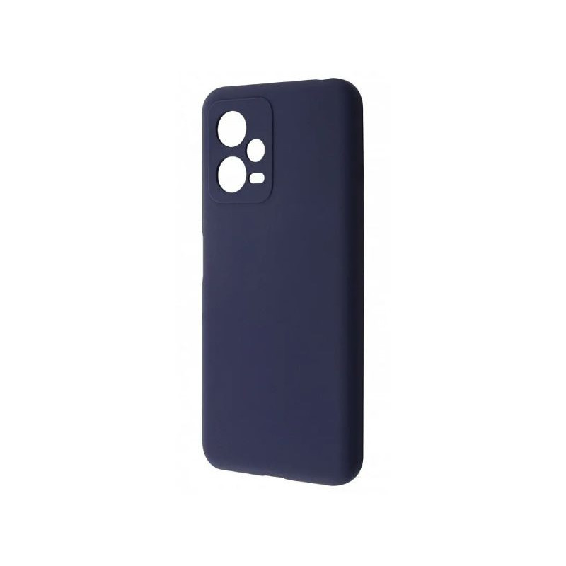 „Evelatus Xiaomi Redmi Note 12“ / „Poco X5“ aukščiausios kokybės minkštas silikoninis dėklas, vidurnakčio mėlynas
