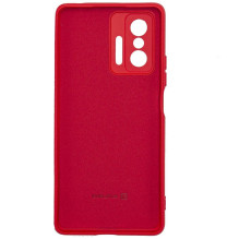„Evelatus Xiaomi Xiaomi 11T / 11T Pro“ nano silikoninis dėklas, minkštas lietimui TPU, raudonas
