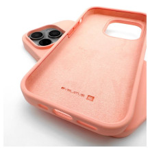 „Evelatus Apple iPhone 14 Pro 6.1 Premium“ silikoninis dėklas, šviesiai rožinis, minkštas lietimui