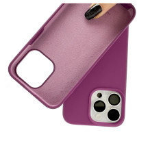„Evelatus Apple iPhone 15 Pro Max“ aukščiausios kokybės minkštas silikoninis dėklas, tamsiai violetinis