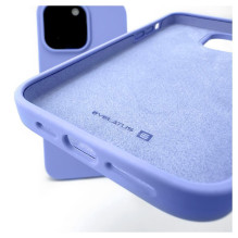 „Evelatus Apple iPhone 14 Pro 6.1 Premium“ minkšto lietimo silikoninis dėklas šviesiai violetinis