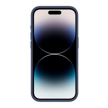 „Evelatus Apple iPhone 15 Pro Max“ aukščiausios kokybės minkštas silikoninis dėklas, vidurnakčio mėlynas