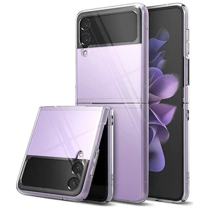 „Evelatus Samsung Galaxy Z Flip 3“ akrilinis dėklas, skaidrus
